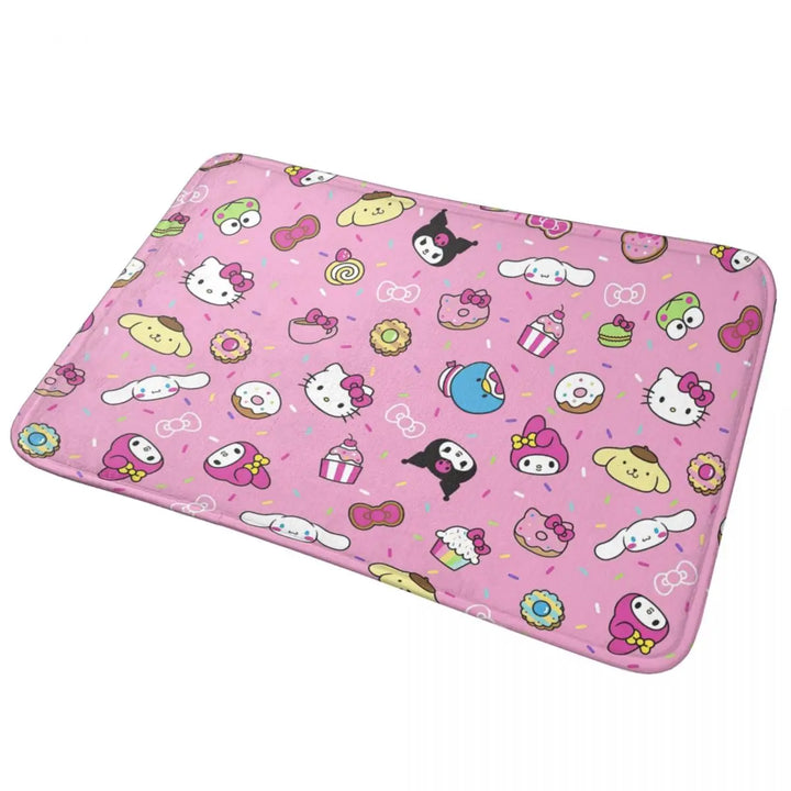 Hello Kitty Spiderman Boyfriend Girlfriend Memory Foam Bath Mat Rug Bathroom Floor Rugs Carpet For Bath Entrance Door Doormat