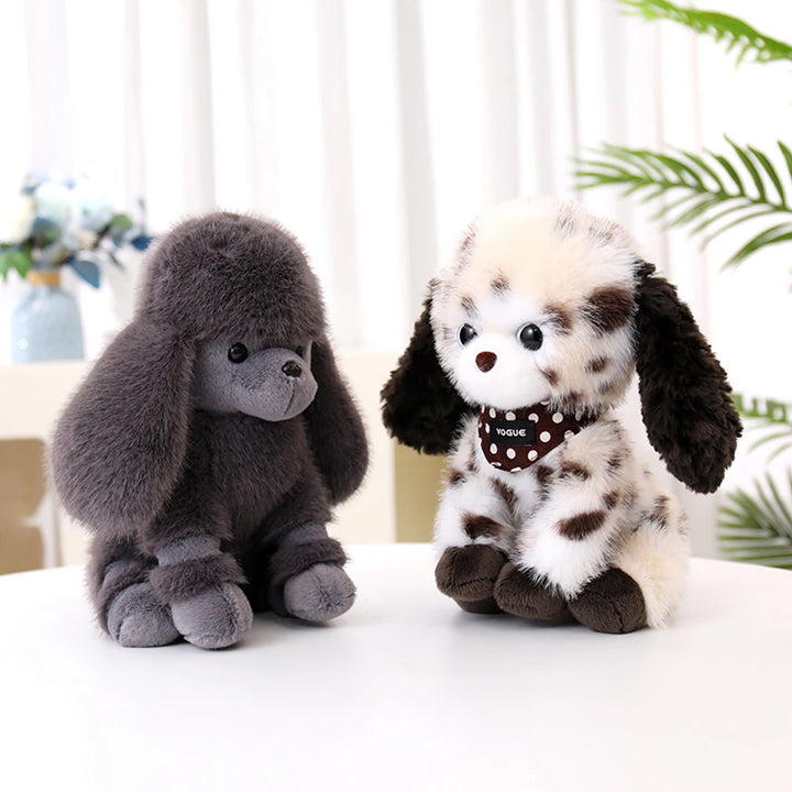 Kawaii 20cm Poodle Stuffed Farm Animal Scottish West Highland Puppy Plush Toys Dotted Dalmatian Dog Soft Dolls Cute Gift Friend
