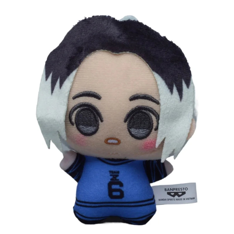 10cm Blue Lock Plush Toy Keychain Nagi Backpack Charm Anime Seishiro Isagi Yoichi Chigiri Bachira Mikage Stuffed Doll Toy Gift