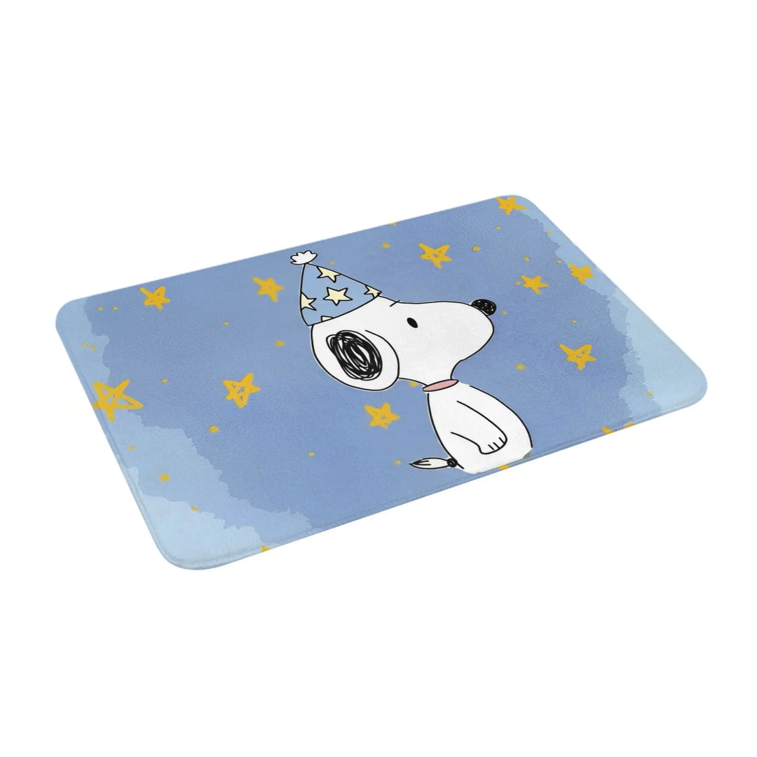 Cute Cartoon Snoopy Memory Foam Bath Mat Rug Non-Slip Water Absorption Bathroom Floor Rugs Carpet For Bath Entrance Door Doormat