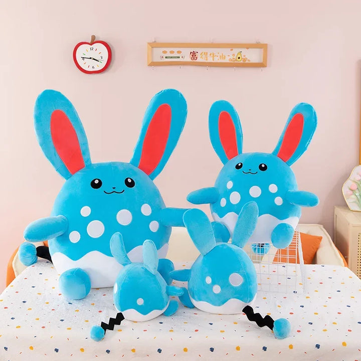 Pokemon Azumarill Marill Plush Toys 22-65cm Kawaii Soft Pillow Stuffed Christmas Gifts for Childrens Pokémon Anime Plushie Dolls