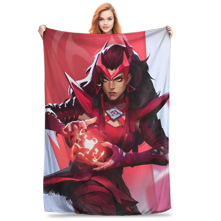 Luna Snow for Rivals Blanket Hero Shooter Video Game Fleece Funny Warm Throw Blanket for Coverlet All Season