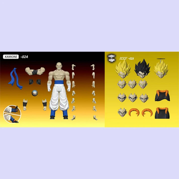Tonsenarttoys Gogeta Action Figures Dragon Ball Z SHF Super Saiyan Blue SSJ Son Goku Vegeta Gogeta Anime Models Toys Gifts