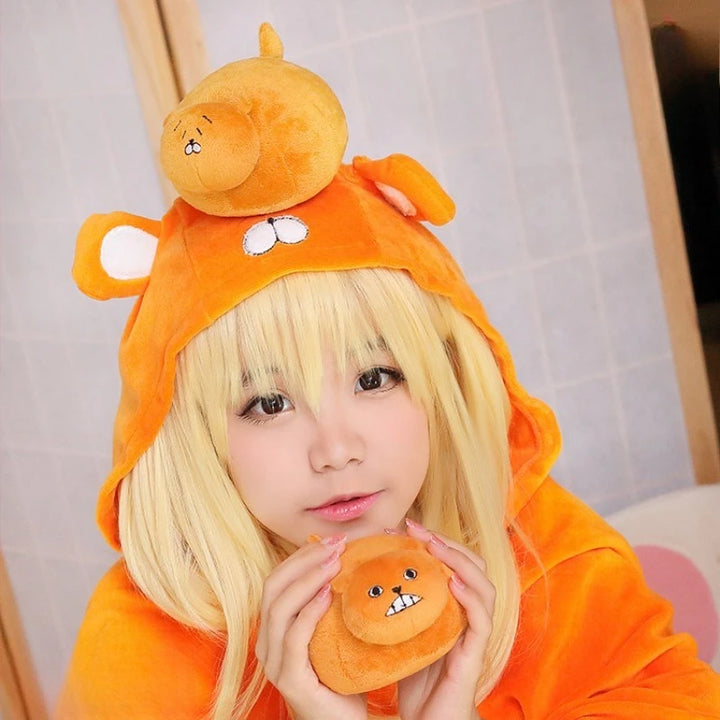 Cartoon Himouto Umaru-chan Plush Doll ‌Ham Jiro‌Soft and Cute Children’s Toys Cos Plush Props for Boys and Girls Holiday Gifts