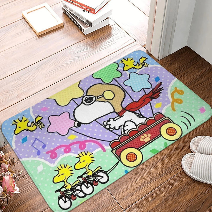 Happy Easter Eggs Snoopy Memory Foam Bathroom Rugs Ultra Soft Non-Slip  Carpet Bath Mat Water Absorbent for Kitchen Shower