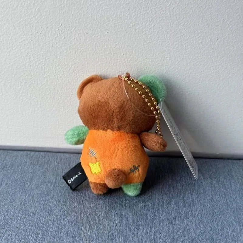 Cartoon‌ Rilakkuma‌ Plush Pendant Key Chain Back Packaging Accessories Creative Soft Cartoon Doll Boys and Girls Halloween Gifts