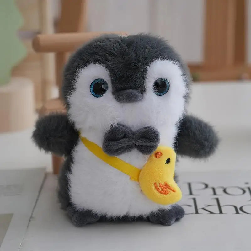 Cute Little Penguin Plush Doll Keychain Pendant Backpack Hangings Decoration Gifts