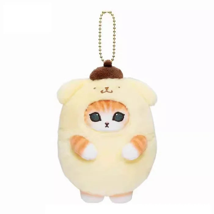 Sanrio Hello Kitty Gudetama Kawaii Cartoon Kero Kero Keroppi Plush Toys Backpack Pendant Doll Accessories Girl Boy Keychain Gift