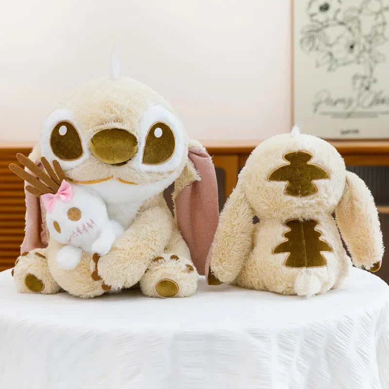 Cartoon 25/60CM Golden Disney Lilo and Stitch Plush Toy Anime Stuffed Kawaii Stich Scrump Doll Plushie Kids Birthday Xmas Gifts