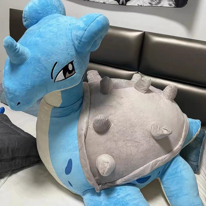 38cm Pokemon Lapras Plush Toys Anime Doll Cute Ornament Pokémon Cartoon Stuffed Plushie Pillow Gift for Children Christmas