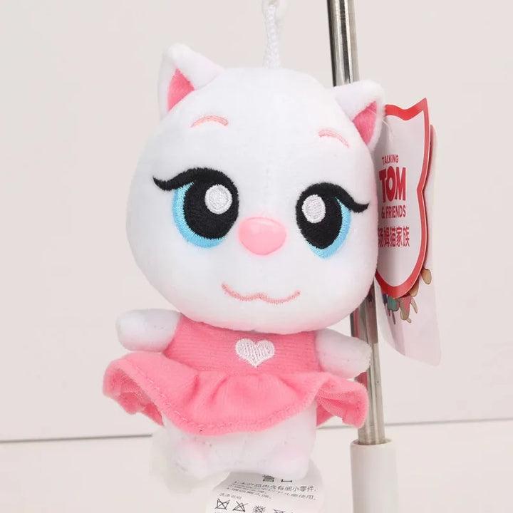 Cartoon Soft Talking Tom Cat‌‌ Plush Pendant Keychain Cute Dolls Creative Bags Pendant Ornaments Children's Toys Christmas Gifts