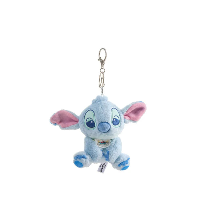 Disney Lilo&stitch Angel Plush Toys Kawaii Backpack Pendant Cute Cartoon Couple Keychain Doll Decoration Friends Holiday Gift