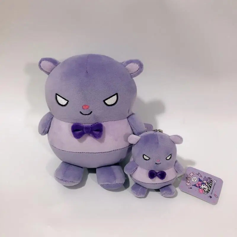 Sanrio Plush Toys Kawaii Kuromi Baku Dolls Creative Periphery Soft Stuffed Birthday Gifts for Cute Girls Accompanying Children