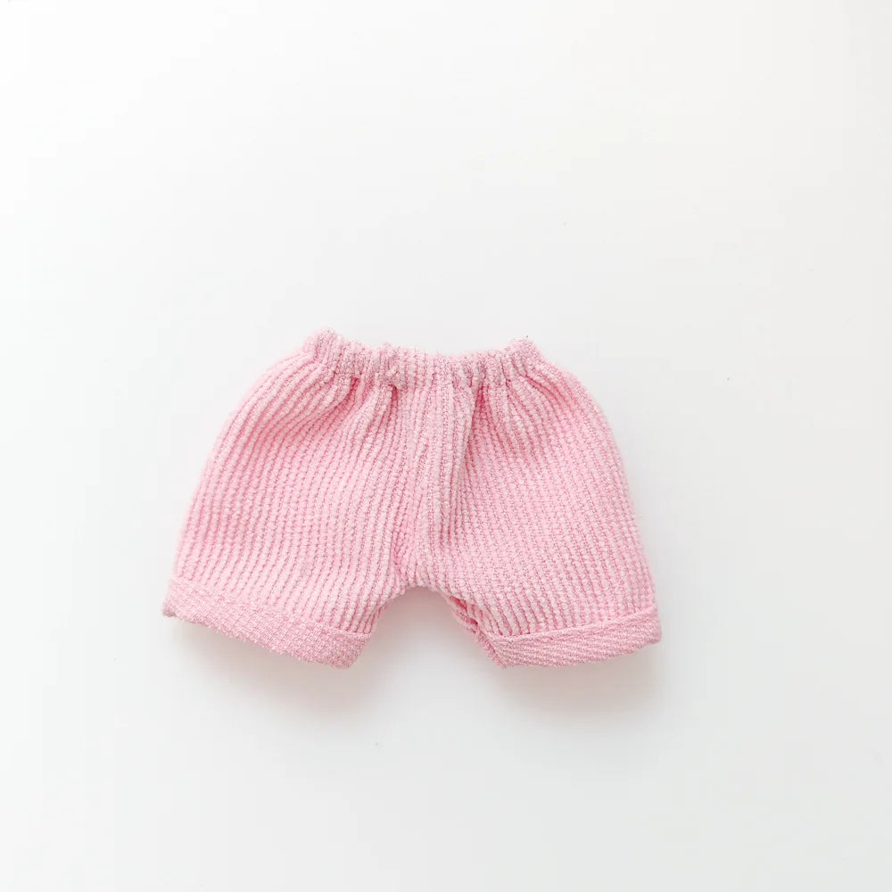 Labubu Doll Clothes Colorful Cartoon Print DIY Set 15/17cm Plush Doll'S Clothes Labubu I II Idol Dolls Sitting Party Accessories