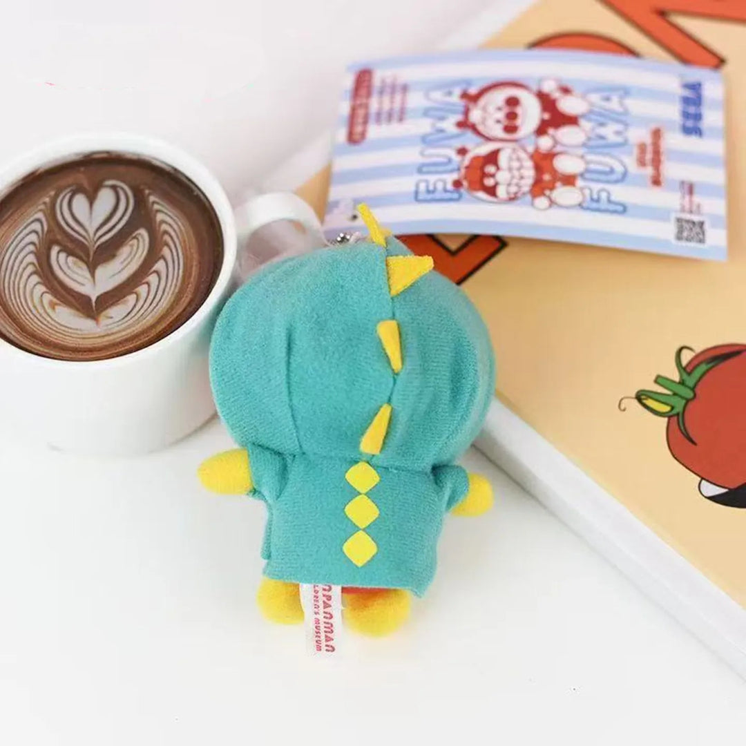 Kawaii Anime Anpanman Baikinman Plush Toys Keychain Museum Costume Dinosaur Series cute  Baikinman Accessories Backpack Pendant