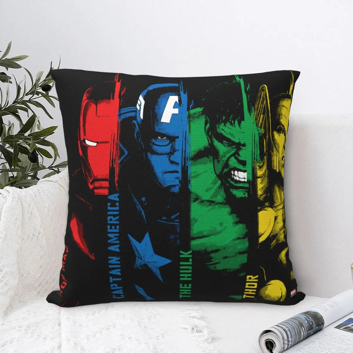 Captain America Avengers Pillowcase Polyester Cushion Cover Decorative Pillow Case Cover Home Wholesale 45X45cm