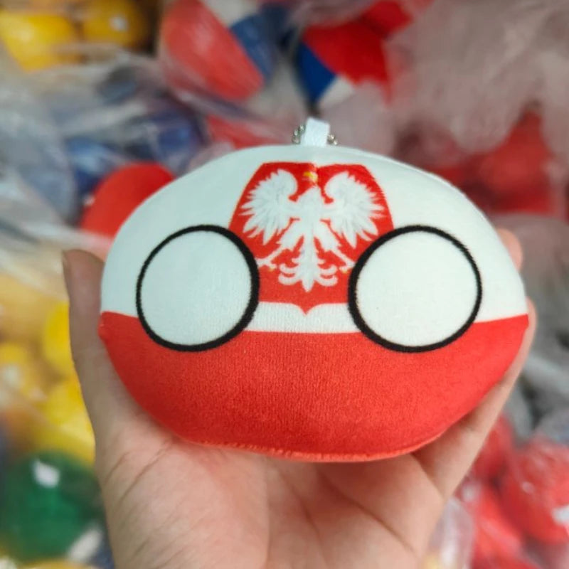 70 Styles 10cm Country Ball Plush Toys Polandball Pendant Country Countryball Stuffed Doll Christmas Gifts for Kids