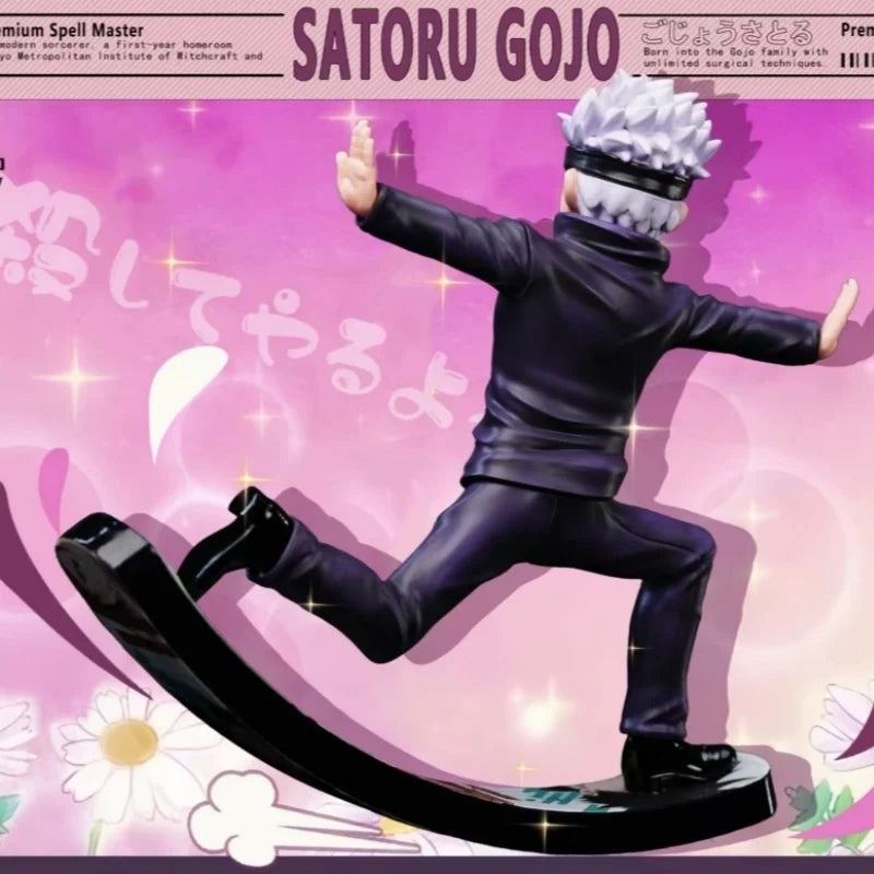 Jujutsu Kaisen Anime Figures Satoru Gojo Figure Gojo Skateboard Andwobble Figurine Pvc Statue Gk Collection Model Doll Toys