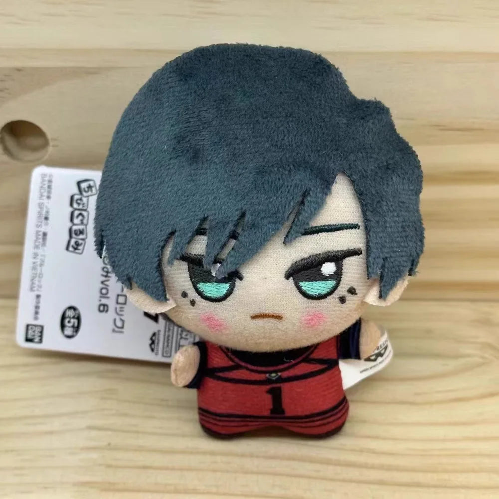 Blue Lock Plush Isagi Yoichi Nagi Seishiro Bachira Meguru Mikage Reo Anime Cosplay  Pendant Keychain Stuffed Doll Kids Gift