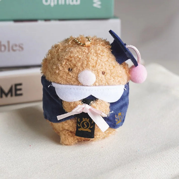 Cartoon ‌Sumikko Gurashi‌ Plush Doll Pendant Keychain Bachelor's Clothing Style Decorations for Boys and Girls Holiday Gifts