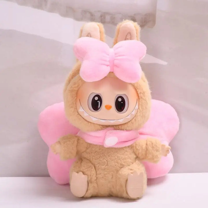 Labubu Doll Clothes Angel Butterfly Cute Dress Up Accessories 15/17cm Plush Doll'S Clothes Replacement