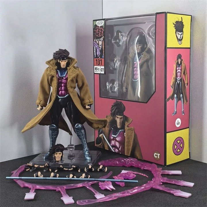 Ct Toys Mafex 131 Gambit Action Figure X-Men The Mutant Called Anime Figurine Ko Statue Model Gift Toy