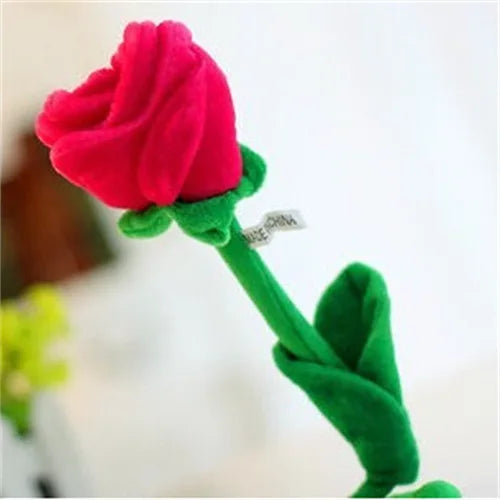 Bread Plush Cartoon Simulation Sun Flower Rose Flower Plush Toys for Children for Home Decoration PP Cotton Plant Plush Toy