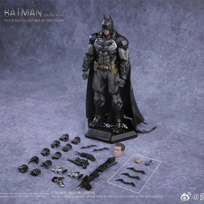 In Stock Original Lpzz Toys Arkham Knight Figure V8.04 Suit Batman Action Figures 002 Dc Multiverse 1/12 Statue (First Batch)