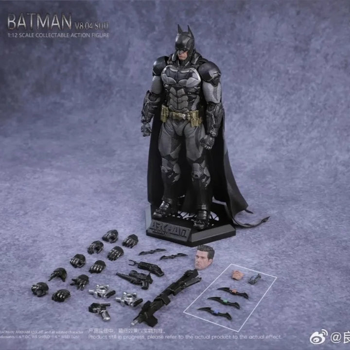 In Stock Original Lpzz Toys Arkham Knight Figure V8.04 Suit Batman Action Figures 002 Dc Multiverse 1/12 Statue (First Batch)
