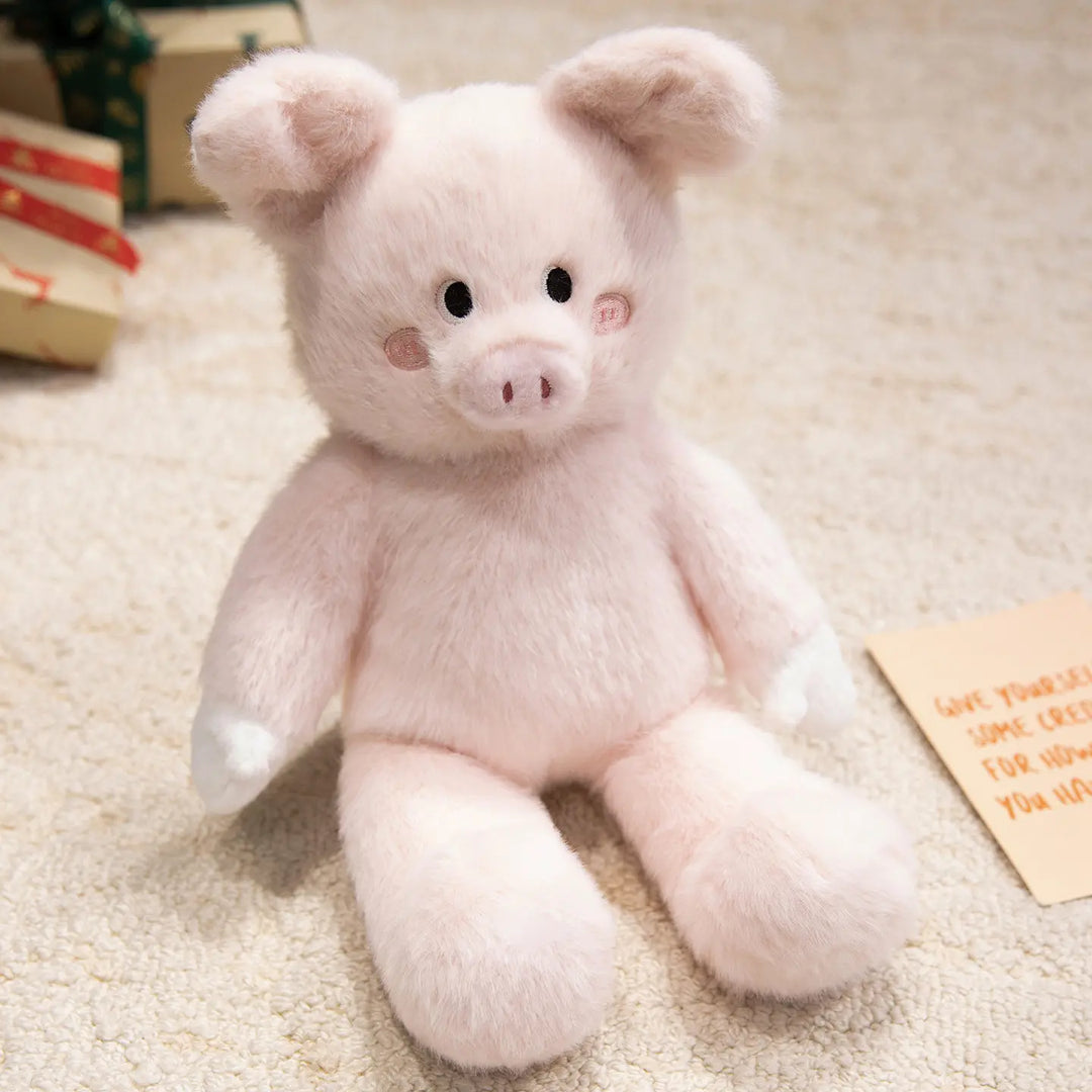 Fluffy Husky Plush Toy Golden Monkey Stuffed Wild Animal Pink Pig Soft Dolls Kawaii Penguin Plushie Bear Brown Teddy Bear Gifts