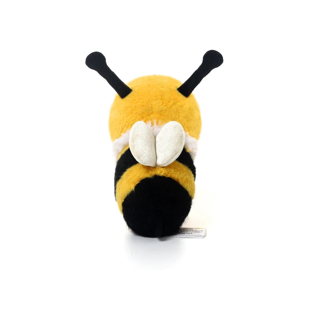 Cartoon Simulation Yellow Bee Stuffed Animal With 3D Big Eyes Busy Working Honey Bee Plush Toys Insects Fun Birthday Gifts