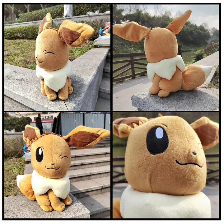 Pokemon Eevee Plush Toys 30/43cm Kawaii Pillow Cartoon Eevee Stuffed Christmas Gifts for Childrens Pokémon Anime Plushie Dolls