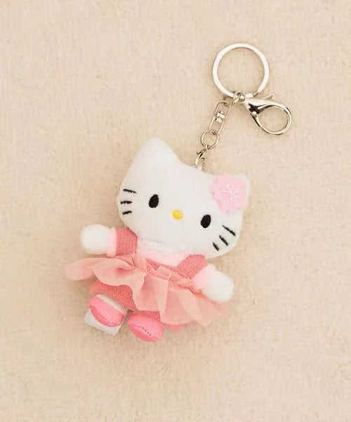 Kawaii Sanrio Hello Kitty Plush Toys Keychain Cartoon Backpack Keychain Accessories Doll Girl Birthday Creative Gift Peripherals