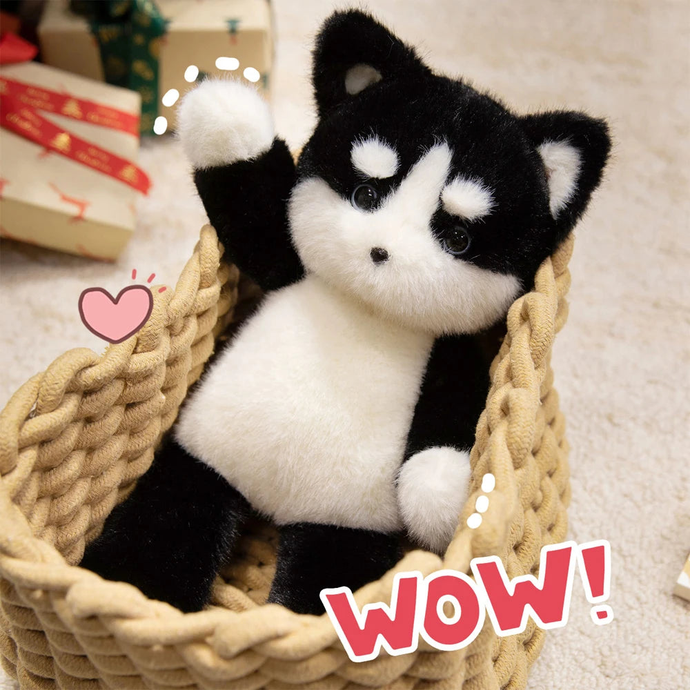 Fluffy Husky Plush Toy Golden Monkey Stuffed Wild Animal Pink Pig Soft Dolls Kawaii Penguin Plushie Bear Brown Teddy Bear Gifts