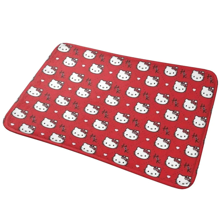 Hello Kitty Cartoon Memory Foam Bathroom Rugs Ultra Soft Non-Slip Carpet Bath Mat Water Absorbent for Shower Tub