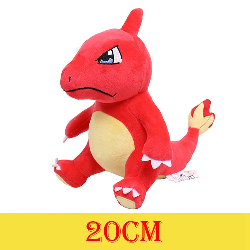 Pokemon Character Charmeleon Plush Doll 20cm Charmeleon Dragon Stuffed Animal Toy Personalized Face Doll Gift for Boy