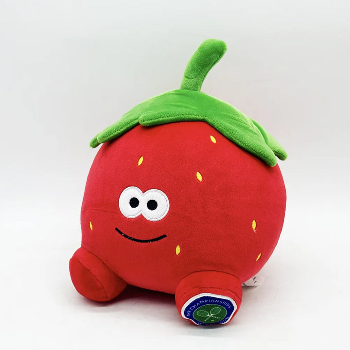 Kawaii Stuffed Fruit Wimbledon Strawberry Plush Toy Soft Doll Big Sleeping Pillow Birthday Cute Gift for Girl