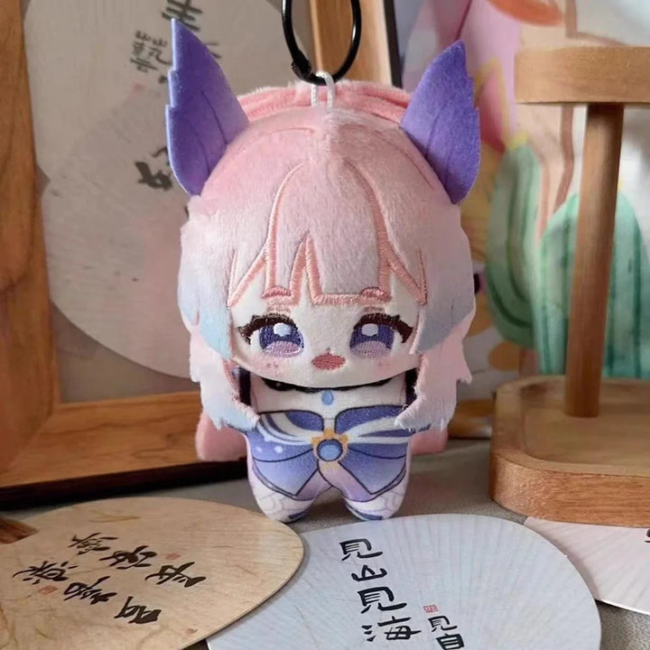 Genshin Impact Plush Shikanoin Heizou Keqing Diluc Klee Anime Stuffed Doll Starfish Body Cartoon Figure Pendant Toys