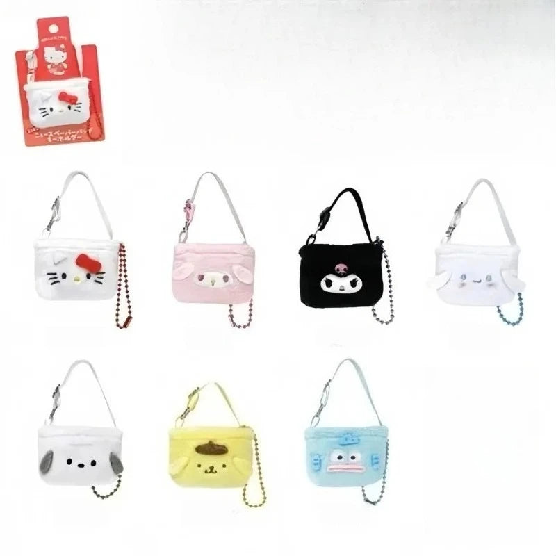 For Labubu doll clothes Sanrio Cotton Doll DIY Accessories My Melody Kuromi  Mini Shoulder Bag Dressing Doll Accessories Gifts