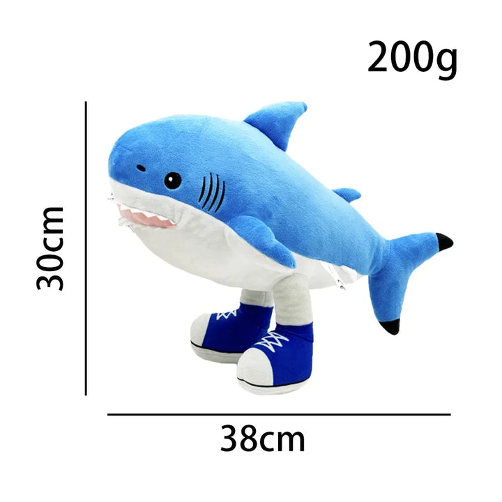 30cm Italian Brainrot Al Tralalero Tralala Plush Doll Shoes Shark Toy Anime Stuffed Soft Cushion Pillow Peripheral Toy Fans Gift
