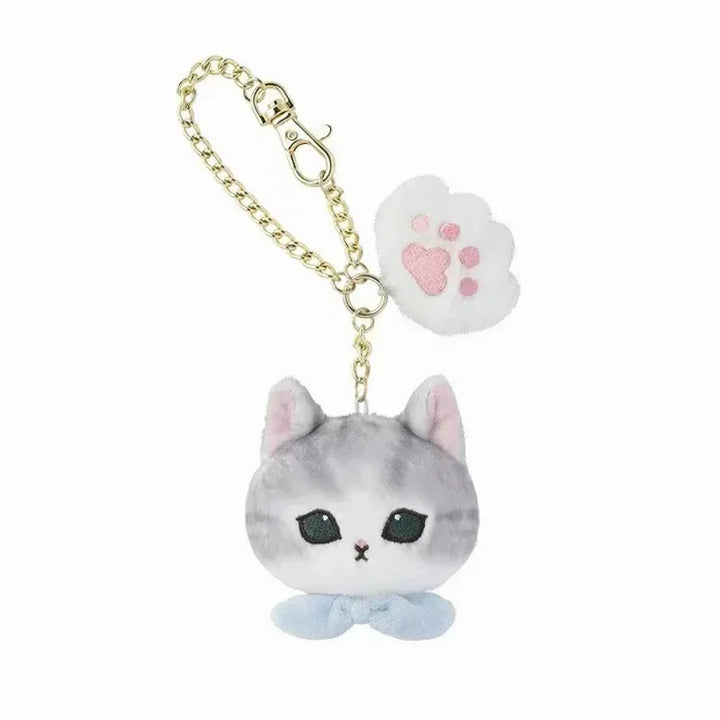 Kawaii Mofusand Shark Cat Cartoon Cartoon Amine Cute Plush Toys Backpack Pendant Keychain Stuffed Doll Decoration Birthday Gifts