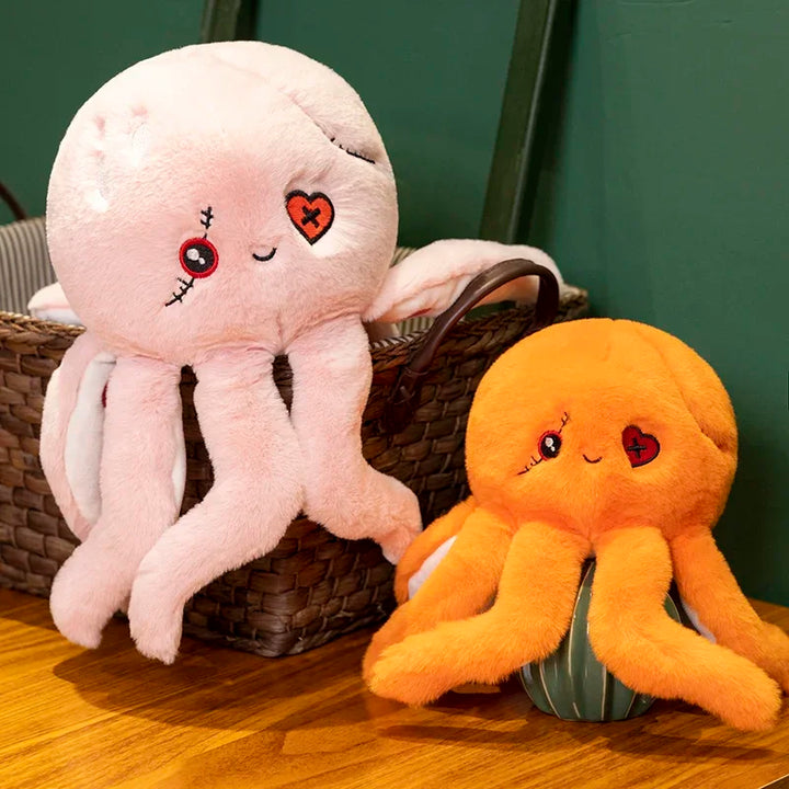 Dark Series Pirate Octopus Plush Toy 1pc 24cm 30cm Stuffed Animal Octopus Soft Doll Halloween Plush Kids Toy Home Decor
