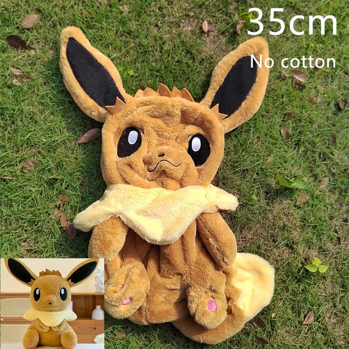 Pokemon Charizard Eevee Plush Toys Anime Doll Giant Pokémon Stuffed Semi-finished Leather Holster Azumarill Pawmi Gift for Kids