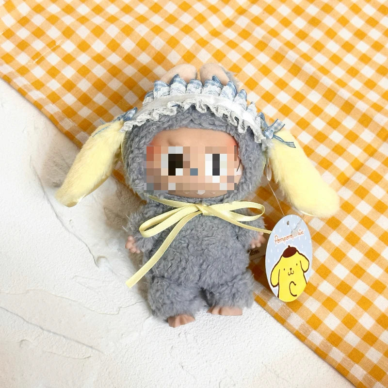 Sanrio Doll Hat  for Labubu Accessories Kawaii Hello Kitty Kuromi Melody Lolita style hairband Pendant Cute Cap Decoration Gift