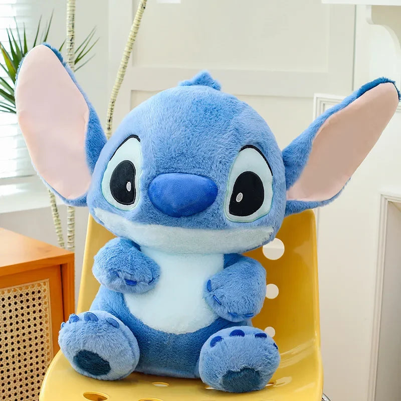 Disney Lilo&Stitch Plush Toys Kawaii Pink/Blue Soft Pillow Stuffed 30-80cm Christmas Gift for Children Anime Plushie Doll Stitch