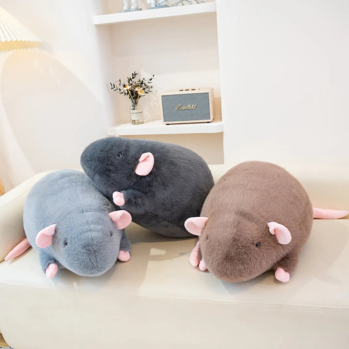 Cute Mouse Plush Toy 18/35cm Rat Plush Doll Grey Brown Soft Stuffed Animal Toy Kid Birthday Gift Xmas Gift