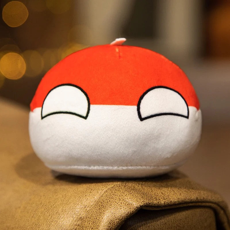 70 styles 10cm Country Ball Plush Toys Polandball Pendant Country Balls Countryball Stuffed Doll Toy Christmas Gift for Kids