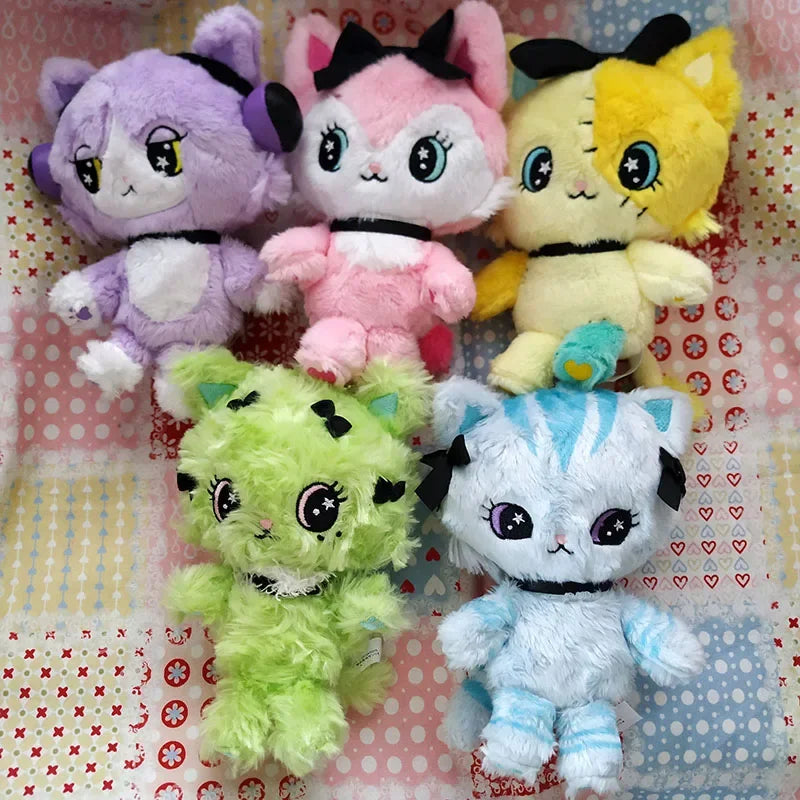 Beatcats Plush Toy Chelsea Rico Mia Layla Cat Kawaii Stuffed Animals Cute Anime Plushie Kids Toys for Girls Birthday Gift