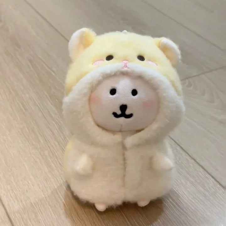 10cm doll clothes joke Bear doll clothes cute Hamster Mini Clothes Plush Jumpsuit Suits For Cotton Stuffed Doll Toys Accessories