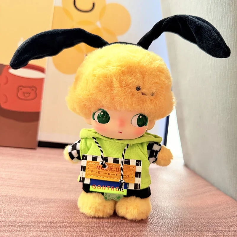 DIMOO WORLD Doll Box Pendulum Accessories Doll Clothes Carrot Tennis Bib Pants Love Hat Chef 15/17cm Labubu Doll Clothes